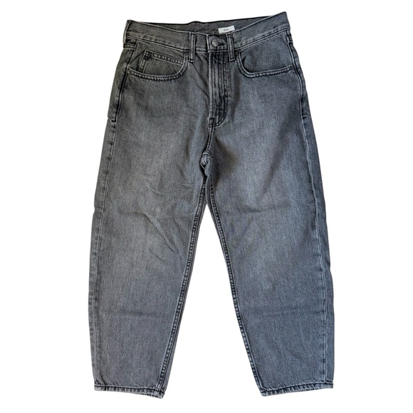 GAP Denim - GAP High Rise Barrel Jeans, 26P/2P, Petite, 100% Cotton